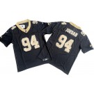 Men's New Orleans Saints #94 Cameron Jordan Limited Black FUSE Vapor Jersey