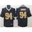 Men's New Orleans Saints #94 Cameron Jordan Limited Black Vapor Untouchable Jersey