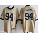 Men's New Orleans Saints #94 Cameron Jordan Limited Gold Alternate Vapor Jersey