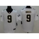 Men's New Orleans Saints #9 Drew Brees Limited White Vapor Jersey