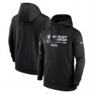 Men's New Orleans Saints Black 2022 Crucial Catch Therma Performance Pullover Hoodie