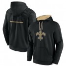 Men's New Orleans Saints Black Defender Evo Pullover Hoodie