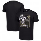 Men's New Orleans Saints Black Graphic Shield Logo T Shirt