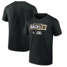 Men's New Orleans Saints Black NFL x Bud Light T Shirt