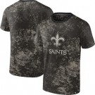Men's New Orleans Saints Black Shadow T Shirt