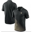 Men's New Orleans Saints Black Vapor Performance Polo