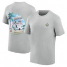 Men's New Orleans Saints Tommy Bahama Gray Thirst & Gull T Shirt