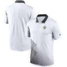 Men's New Orleans Saints White Black Vapor Performance Polo