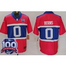 Men's New York Giants #0 Brian Burns Limited Red Alternate FUSE 100 Seasons Vapor Jersey