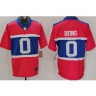 Men's New York Giants #0 Brian Burns Limited Red Alternate FUSE Vapor Jersey