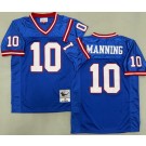Men's New York Giants #10 Eli Manning Blue 2004 Throwback Jersey
