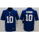 Men's New York Giants #10 Eli Manning Limited Blue Vapor Jersey