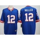 Men's New York Giants #12 Darren Waller Limited Blue Classic Vapor Jersey