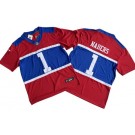 Men's New York Giants #1 Malik Nabers Limited Red Alternate FUSE Vapor Jersey
