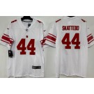 Men's New York Giants #44 Cam Skattebo Limited White Vapor Jersey