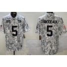 Men's New York Giants #5 Kayvon Thibodeaux Limited Arctic Camo 2024 Salute to Service Jersey