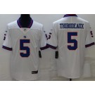 Men's New York Giants #5 Kayvon Thibodeaux Limited White Rush Color Jersey