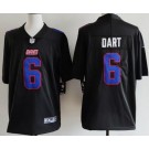 Men's New York Giants #6 Jaxson Dart Limited Black Fashion Vapor Jersey