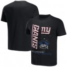 Men's New York Giants Black NFL x Staple World Renowned T Shirt