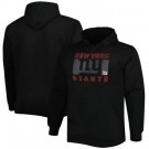 Men's New York Giants Black Printed Pullover Hoodie 302608