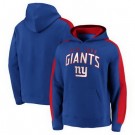 Men's New York Giants Blue Game Time Arch Pullover Hoodie
