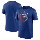 Men's New York Giants Blue Icon Legend Performance T Shirt