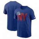 Men's New York Giants Blue Local Essential T Shirt