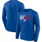 Men's New York Giants Blue NFL x Bud Light Long Sleeve T Shirt