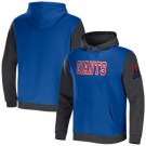 Men's New York Giants Blue NFL x Darius Rucker Collection Colorblock Pullover Hoodie