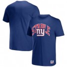 Men's New York Giants Blue NFL x Staple Logo Lockup T Shirt