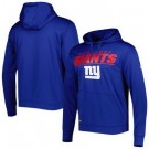 Men's New York Giants Blue Printed Pullover Hoodie 302635
