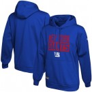 Men's New York Giants Blue School of Hard Knocks Pullover Hoodie