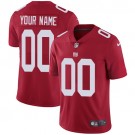Men's New York Giants Customized Limited Red Vapor Untouchable Jersey