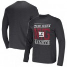 Men's New York Giants Dark Gray NFL x Darius Rucker Collection Long Sleeve T Shirt