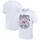 Men's New York Giants White NFL x Darius Rucker Collection Vintage Football T Shirt