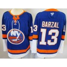 Men's New York Islanders #13 Mathew Barzal Blue Authentic Jersey