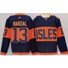 Men's New York Islanders #13 Mathew Barzal Navy 2024 NHL Stadium Series Authentic Jersey