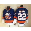 Men's New York Islanders #22 Mike Bossy Blue Retro Jersey
