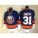 Men's New York Islanders #31 Billy Smith Blue Retro Jersey