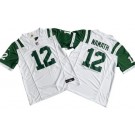Men's New York Jets #12 Joe Namath Limited White Classic FUSE Vapor Jersey
