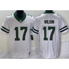 Men's New York Jets #17 Garrett Wilson Limited White Legacy FUSE Vapor Jersey
