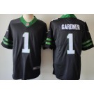 Men's New York Jets #1 Sauce Gardner Limited Black 2024 Vapor Jersey