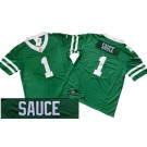 Men's New York Jets #1 Sauce Gardner Limited Green Nickname Sauce FUSE Vapor Jersey