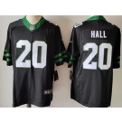 Men's New York Jets #20 Breece Hall Limited Black Vapor Jersey
