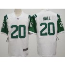 Men's New York Jets #20 Breece Hall Limited White Classic Vapor Jersey