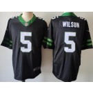 Men's New York Jets #5 Garrett Wilson Limited Black 2024 Vapor Jersey