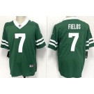 Men's New York Jets #7 Justin Fields Limited Green Vapor Jersey
