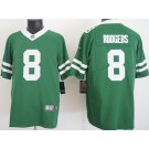 Men's New York Jets #8 Aaron Rodgers Limited Green Vapor Jersey