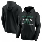 Men's New York Jets Black Fierce Competitor Pullover Hoodie