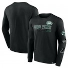 Men's New York Jets Black High Whip Pitcher Sweatshirts